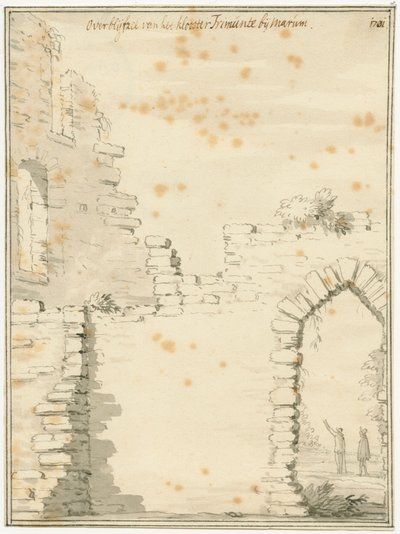 Ruine du monastère Trimunt près du village de Marum - Jacobus Stellingwerff